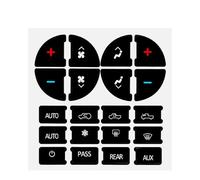 Auto Etichette Pulsanti Compatibile Con Chevy Per Silverado 1500 2500 3500 2006-2014 AC Control Button Decal Car Switch On Off Stickers