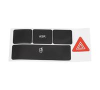 Auto Etichette Pulsanti Compatibile Con Per A6 C5 1997-2004 Adesivo Per Riparazione Pomello Interruttore Decorazione Interni Auto Adesivo Per Copri-pulsante Portabicchieri Auto