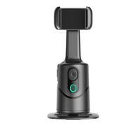 Auto Face Tracking Treppiede per cellulare con tracciamento di rotazione a 360°, Auto Face Tracking Tripod, Controllo gesti, Smart Tracking Automatico Gimbal Stabilizzatore per Registrazione video