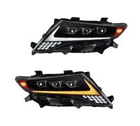 Auto Fanale Anteriore Compatibile Con Toyota Per Venza 2008 2009 2010 2011 2012 2013 2 Pezzi Fari Ibridi DRL Indicatori Di Direzione Abbaglianti Angel Eye Proiettore Lente