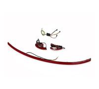 Auto Fanali Posteriori A6 A7 A8 D4 D5 C8 Bagagliaio Lampada Posteriore LED Indicatori Direzione Larghezza Streamer Attraverso La Luce Posteriore Fari posteriori auto(Red)