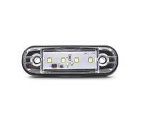 Auto Fanalino Posteriore 10 Pezzi Per Camion, Rimorchi Autobus 4 LED 12V 24V Luci Posizione Laterali A LED Luci Esterne Per Auto Fanali Posteriori Segnalazione Luci Dei Freni(10x white)