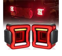 Auto Fanalino Posteriore 2x Luci Posteriori A LED Per Jeep Per Wrangler JK 2007-2018 Luci Di Stop Luci Retromarcia Luci Diurne Gruppo Luci Posteriori Per Auto Ricambio(USA Version)