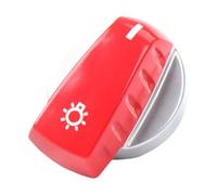 Auto Faro Comando Interruttore Auto Faro Anteriore Interruttore Controllo Manopola Regolazione Compatibile Con BMW Per 5 Serie E60 2008-2014 E61 2004-2010 Per Z4 E89 2009-2016(Red)