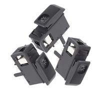 Auto Faro Comando Interruttore Manopola Dell'interruttore Regolazione Controllo Luce Lampada Nebbia Faro Dell'auto Compatibile Con Per Jetta II 1984-1992 191941531A 191941531H(3PCS)