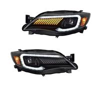 Auto Faro Gruppo Assy Compatibile Con Subaru Per Impreza Per WRX 2008 2009 2010 2011 2012 2013 2014 Fari DRL Indicatori Di Direzione Abbaglianti Angel Eye Proiettore