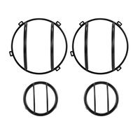 Auto Faro Indicatore Direzione Griglia Guardia Protettore Copertura Kit Nero