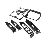 Auto Faro Interruttore Pulsante Pannello di copertura della console del cambio dell'auto, rivestimento portabicchieri, per CX-5 2017-2020 LHD