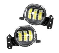 Auto Fendinebbia Anteriore Per BMW Per E60 E90 E63 E46 Per 323i 325i 525i Auto Gruppo Lampada Della Nebbia DRL Faro LED Bianco Lente Alogena 12V(LED White B)