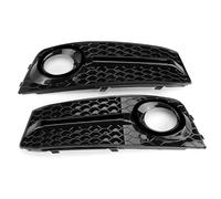 Auto Fendinebbia Cornice Compatibile Con A4 Per B8 2009-2011 Chrome Black Car Anteriore Fendinebbia Maglia Griglia Copertura Paraurti Copertura