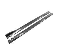 Auto Fibra di Carbonio Minigonne Alettoni Laterali Estensione, per Audi A1 A3 A4 A5 A6 A7 A8 B6 B7 B8 B9 C6 C7 C8 D3 D4 D5 D6 Protezione Labbro Piastra Splitter Lati AntiGraffio,A-2.2M