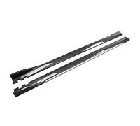 Auto Fibra di Carbonio Minigonne Alettoni Laterali Estensione, per Audi A1 A3 A4 A5 A6 A7 A8 B6 B7 B8 B9 C6 C7 C8 D3 D4 D5 D6 Protezione Labbro Piastra Splitter Lati AntiGraffio,D-2M