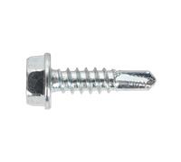 Sealey Auto-Perforanti Vite 4.8 x 19mm Testa Esagonale Zinco Confezione Di 100