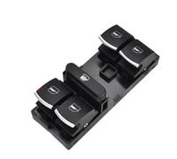 Auto Finestra Sollevamento Compatibile Con Per Jetta Per Tiguan Per CC Interruttore Finestrino Auto 1K4959857 5ND959857 Rivestimenti Interni Automatici Accessori Ricambi Auto(Driver Chrome)