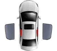 Auto Finestrini Laterali Parasole per Audi A1 4 doors, Finestrini Laterali Tenda Da Sole Visiera parasole auto finestrini Accessori,B/2pcs rear doors