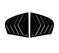 Auto Finestrini Laterali Posteriori Spoiler Per Serie 5 Per E60 2004 2005 2006 2007 2008 2009 2010 Coperture Per Spoiler Per Finestrino Posteriore Laterale Copertura(Glossy Black)