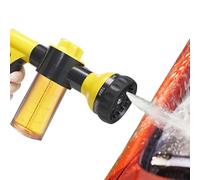 Auto Foam Washer | High Pressure Hose Spray Nozzle | Garden Water Hose Nozzle With Soap Dispenser, Car Wash Soap Sprayer 8 Spray Patterns