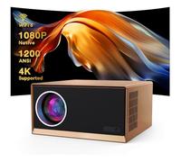 【Auto Focus/Keystone】Proiettore 4K, WiFi 6 Bluetooth 5.3, Proiettore Portatile 1080P Nativo Full HD, Video proiettore 4k Home Cinema per Smartphone, Fire TV, PS5, Switch