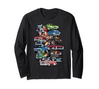 Auto Follia! Muscolo Automobili, Auto Classiche e Hotrods Cartone Animato Maglia a Manica