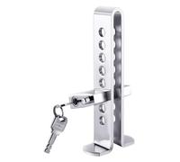 Auto Frizione Pedali Freno Blocco, Dispositivi Antifurto di Bloccaggio Acciaio Inox 8 Fori Serratura Sicurezza Car Brake Pedal Lock con 3 Chiavi