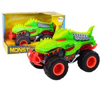 Auto Fuoristrada Dinosauro T-Rex con Luci e Suoni Verde