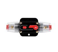 auto Fusibile Holder Automatico 12V-24V DC Inline interruttore Interruttore di Reset Manuale e Protezione Audio Solar Inverter System (20A)