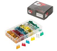 Auto Fusibili Set 200 Pz. Fusibili Piatti Assortimento 5-30 A per Mini