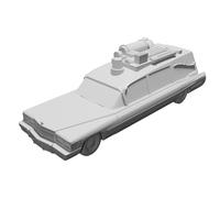Auto Ghostbusters Ecto-1 Modellino Film 2016 Replica Stampato 3D Giocattolo