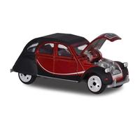 Auto giocattolo Citroen 2CV Charleston Red Majorette Vintage Cars 2019 253A...