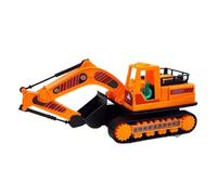 Auto giocattolo per escavatore Push and Go, carrello da costruzione | design comune mobile, attrezzatura fantasiosa per bambini - per il soggiorno interno sandbox cortile all'aperto gioco