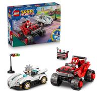AUTO GIOCATTOLO SONIC THE HEDGEHOG SILVER VS MONSTER TRUCK KNUCKLES 2023