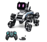 Auto Giocattolo Stunt RC Robot Car 2.4GHz con LED Sensore di Movimento (1 batteria)