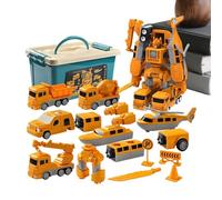 Auto Giocattolo Transformabile Per Bambini | Da Costruzione Robot - Giocattolo Da Costruzione Auto Ingegneristica Con Trasformazione Magnetica - Per Bambini E Fanciulli Prescolari Aula Salotto Festa