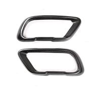 Auto Gola Coda Per B&MW Per M-Sport X5 G05 X6 G06 X7 G07 2019 2020 2021 Accessori Per Auto Coda In Acciaio Inox Silenziatore Tubo Di Scarico Uscita Copertura Trim Terminali Scarico(Carbon Texture)