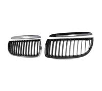 Auto Griglia Anteriore Da Corsa Griglia Singola Stecca Griglie Griglia Per BMW Per Serie 3 E90 E91 323I 328I 335I 330I 325I 2005-2008 Griglia Anteriore(Nero lucido)
