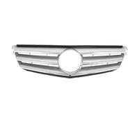 Auto Griglia Anteriore Griglia Paraurti Anteriore Per Mercedes Per Benz Classe C W204 2008-2014 C180 C200 C350 S204 Nero Lucido Griglia AMG GTR Style QAQMHVCVB(Sport-Chrome Silver)