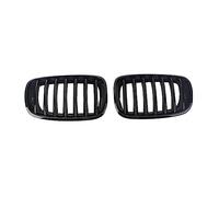 Auto Griglie 2pcs Auto Paraurti Anteriore Griglia Nero Lucido Rene Griglia Maglia Griglia Sinistra E Destra Per BMW X5 X6 E70 E71 E72 Griglie