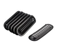 Auto Griglie 7PCS Auto Griglia Anteriore Inserto Griglia Di Copertura Per Jeep Per Wrangler JK 2007-2017 Griglie(Nero lucido)