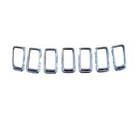 Auto Griglie 7pcs Inserti Griglia Anteriore 1-68109865aa Per Jeep Per Compass 2011-2016 Griglie(Chrome Plated)