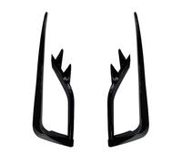 Auto Griglie Anteriori Per Vw Per Golf 7.5 MK7.5 2017-2020 Coprifari Fendinebbia Anteriori Griglie Paraurti Fendinebbia Kit Adesivi Cornici E Palpebre Paraurti Anteriore Griglie(Gloss Black)