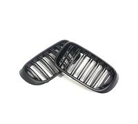 Auto Griglie Doppia Stecca Cromata Nera Griglia Per BMW X3 X4 F25 F26 2014-2018 Paraurti Anteriore Kindey Grill Griglie(Matte Black)