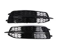 Auto Griglie Fendinebbia Compatibile Con Per A6 C7 2011 2012 2013 2014 1 Paio Di Paraurti Anteriore Fendinebbia Copertura Griglia OEM: 4G0807681D 4G0807682D