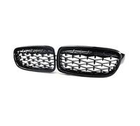 Auto Griglie Griglia Anteriore Rene Chrome Diamond Grill Per BMW Serie 3 F30 F31 F35 2011-2019 Griglie(Tutto nero)