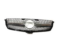 Auto Griglie Griglia Corsa Anteriore Per Benz W166 ML 2012-2015 Griglia A Maglie Cofano Paraurti Superiore Griglie(Argento)