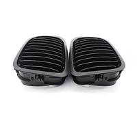 Auto Griglie Griglia Del Rene Anteriore Per BMW E46 Cabriolet Coupé A 2 Porte 1999-2002 Griglie(Hoarse black)