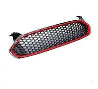 Auto Griglie Griglia Paraurti Anteriore A Nido D'ape Nera Lucida Per Ford Per Fusion 2013-2016 Sostituisce Le Griglie Da Corsa Griglie(Rosso)