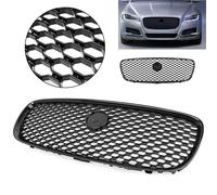 Auto Griglie Griglia Paraurti Anteriore Nera Lucida Per Auto Accessori Per Jaguar Per XF XFR 2016 2017 2018 2019 2020 Griglie
