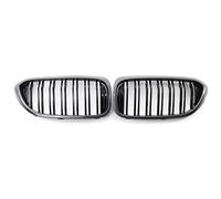 Auto Griglie Griglia Paraurti Anteriore Per BMW Serie 5 2016-2019 Griglia Frontale Nera Griglie(Fibra di carbonio)