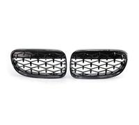 Auto Griglie Griglia Rene Anteriore Chrome Black Meteor Per BMW E92 E93 LCI 2 Porte 2010-2012 Griglie(Nero)