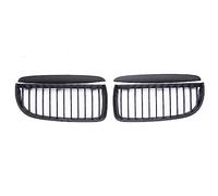 Auto Griglie Griglia Rene Anteriore Griglia A Doppia Stecca Per BMW Serie 3 E90 E91 2005-2008 Griglie(Single Matte)